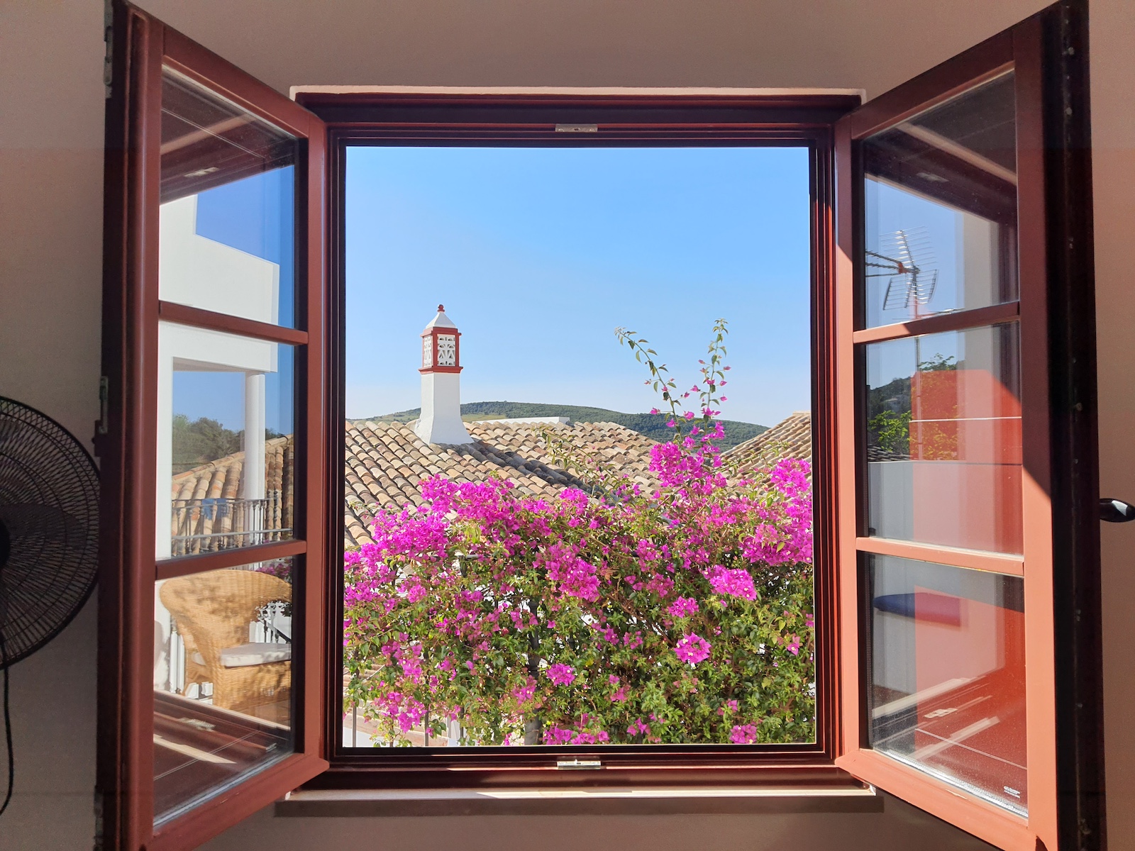 Casa D’Alte View through the window